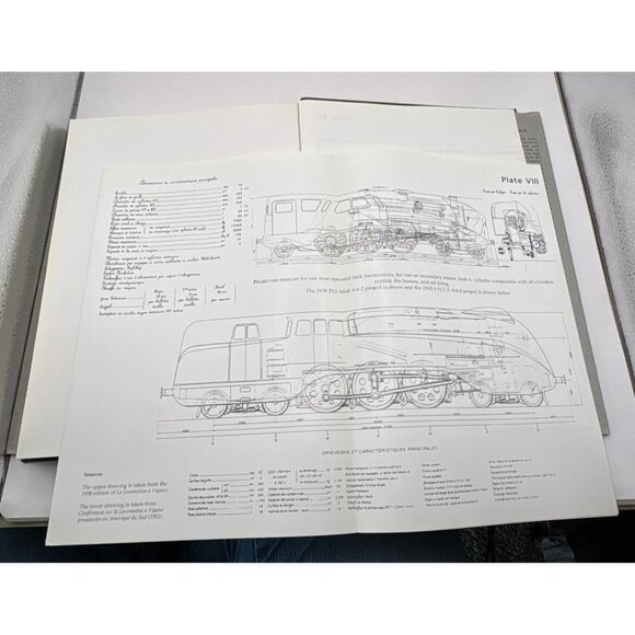 La Locomotive A Vapeur Andre Chapelon 1st English Print 2000 HCDJ Steam Trains - Picture 16 of 16